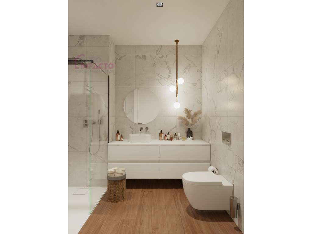 NOVO T1 R/C elevado em Águas Santas SEM VARANDA-5