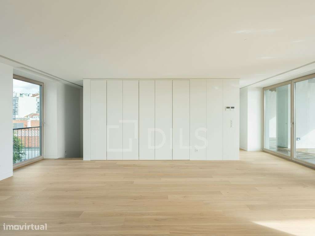 Apartamento T3 Estrela, Lisboa, com terraço e vista rio-5