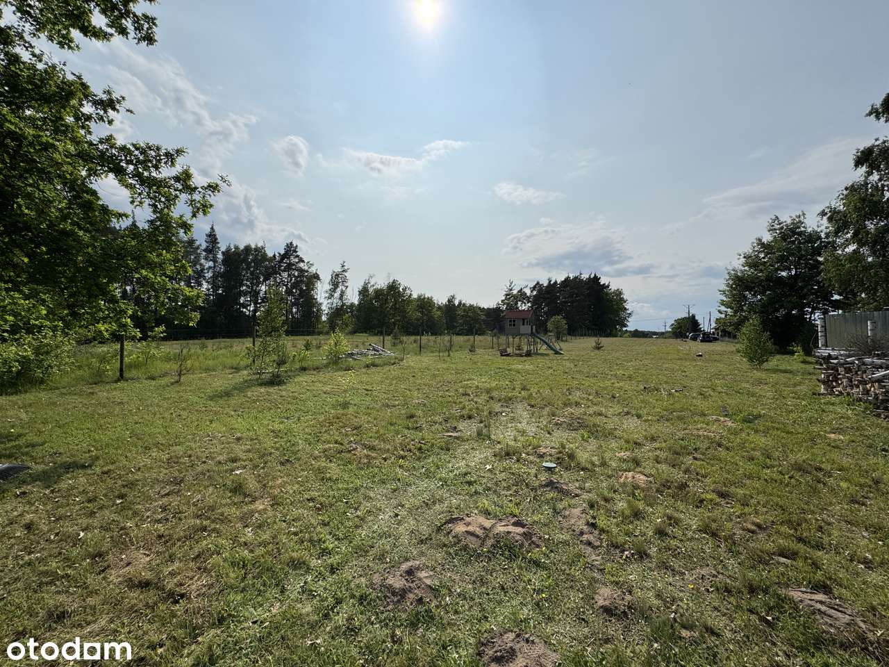 Działka budowlana przy rzece | 3km od PKP Chynów | prąd i woda-3