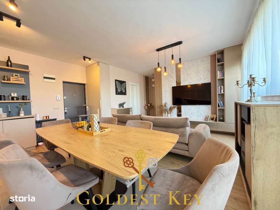 Apartament de tip penthouse cu 3 camere si terasa de 59 mp +2 parcari - Imagine principală: 4/19