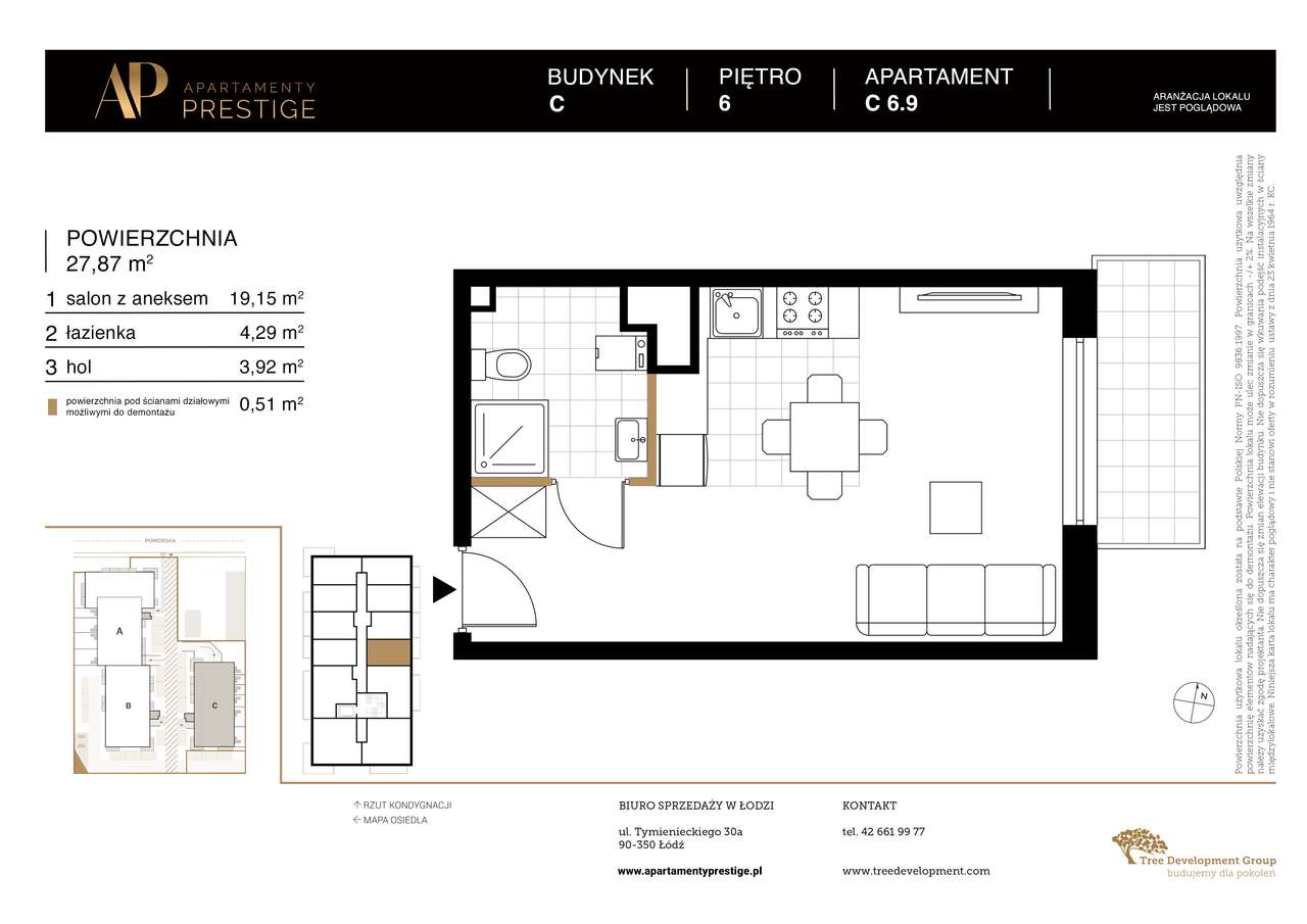KAWALERKA W SAMYM SERCU ŁODZI - Pełny obrazek: 2/9