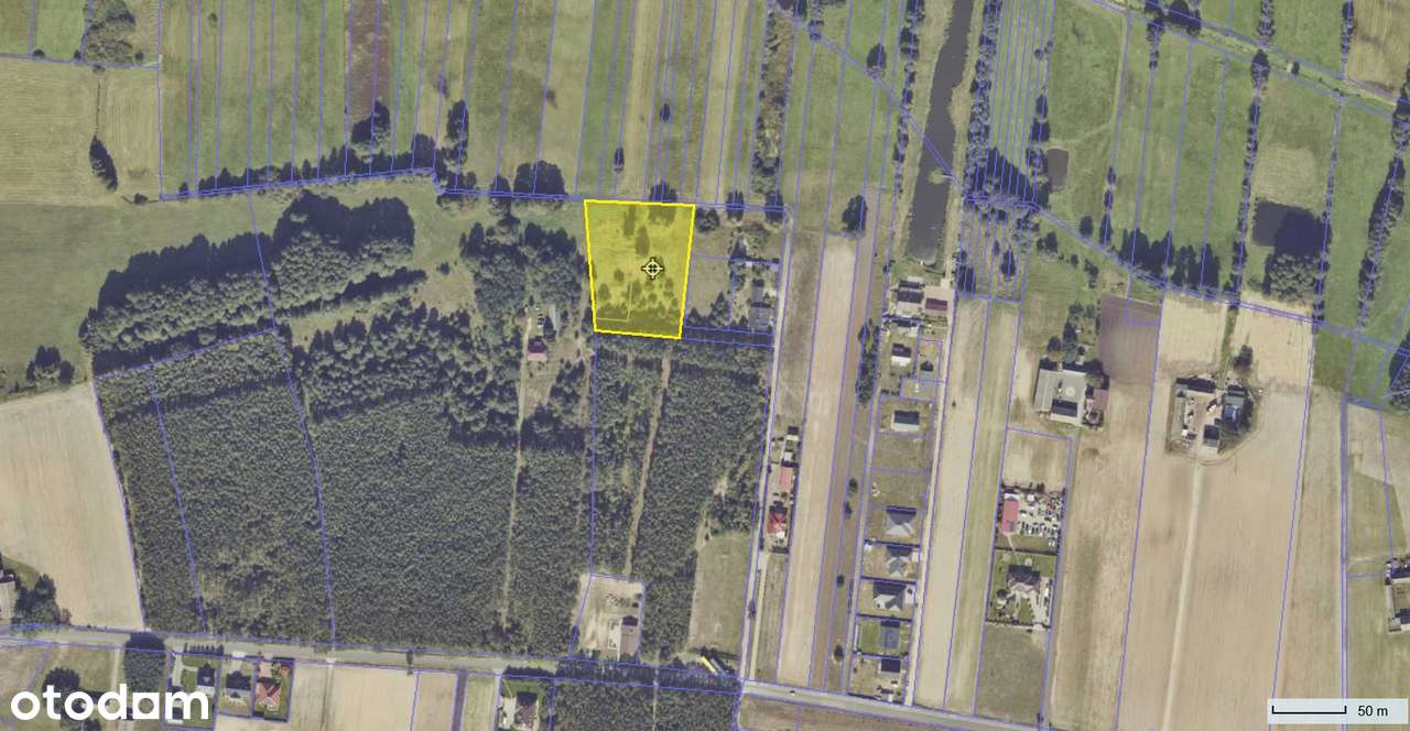 Na sprzedaż duża działka  w sąsiedztwie lasu i łąk-gm. Krzymów-1