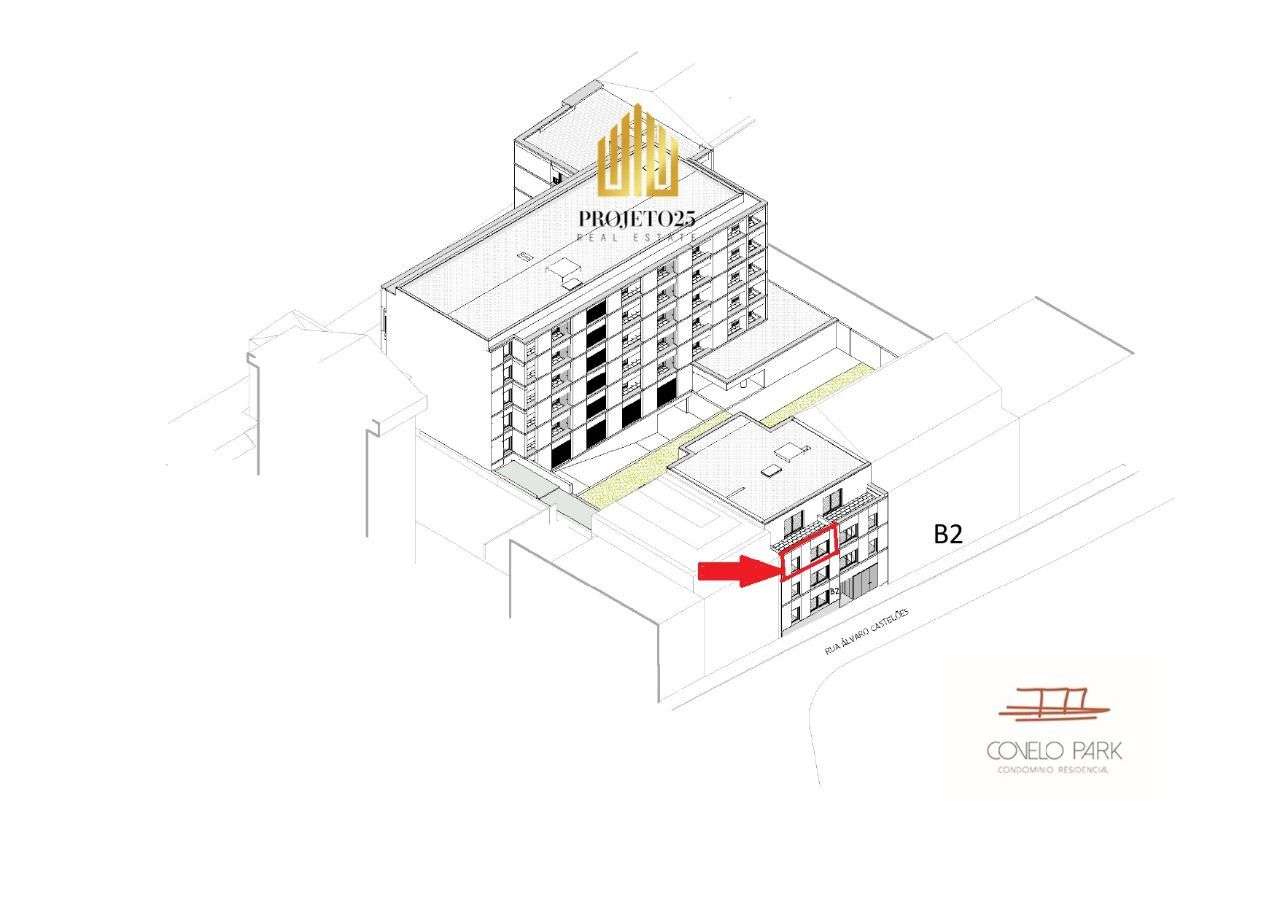 Apartamento T1 Novo em Condomínio Fechado Junto ao Parque do Covelo.-1