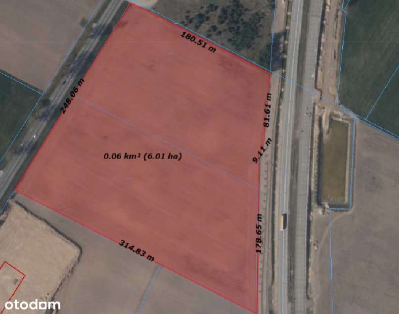 60 000 m2/grunt inwestycyjny przy S7 (MPZP : P/U) - Pełny obrazek: 4/5