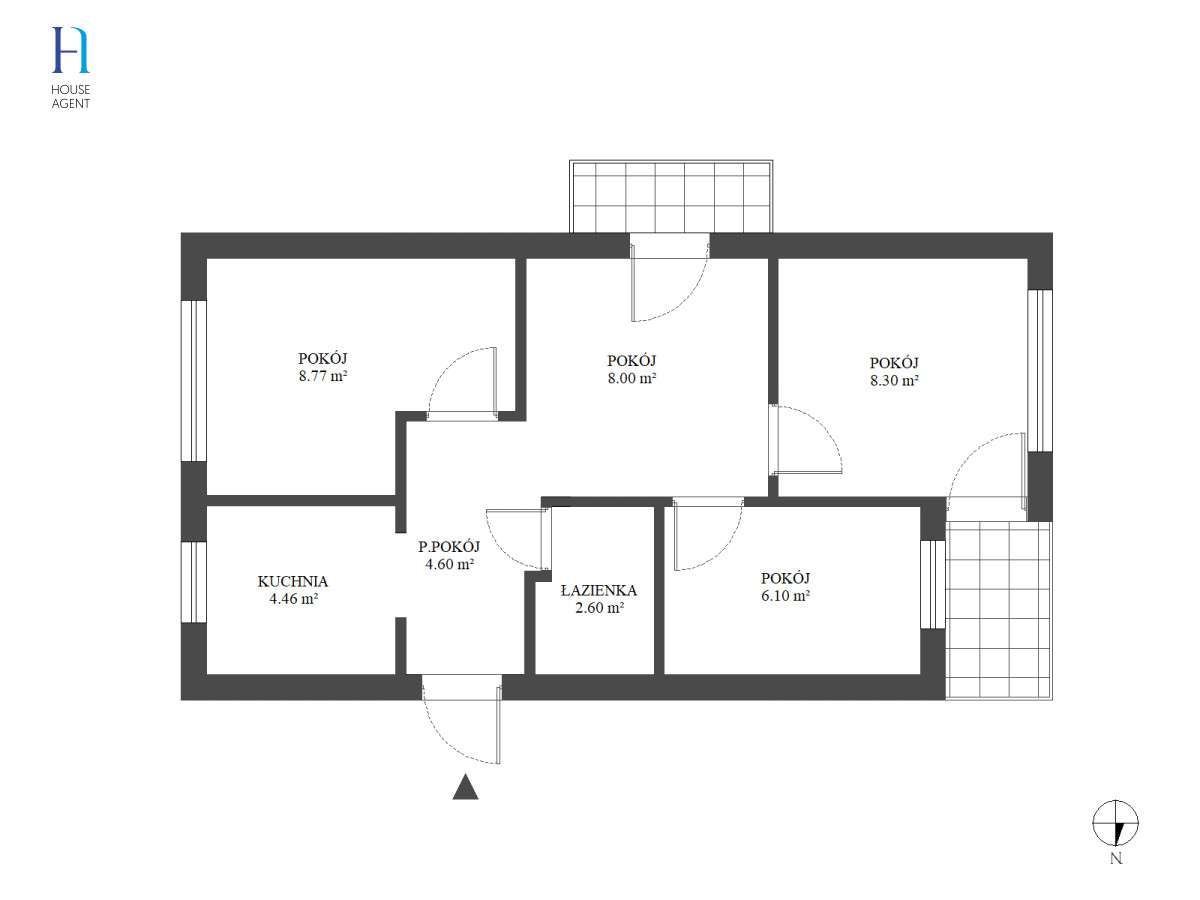 Unikalne Mieszkanie w Łodzi - 4 Pokoje, 2 Balkony!-4