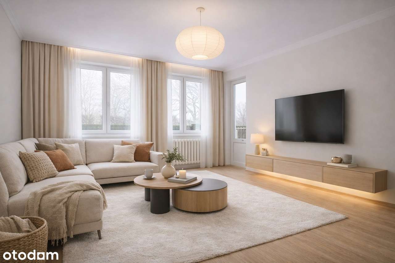 3 pokoje, 61,63m2, duzy balkon, centrum, garaz