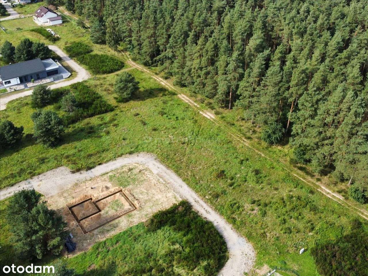 Uzbrojona działka pod lasem w Charzynie - Pełny obrazek: 5/18