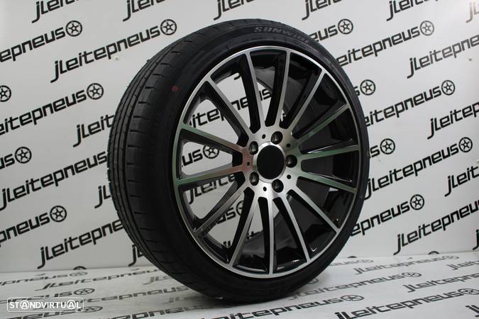 Jantes Novas Mercedes Turbine AMG 18 5x112 8.5 ET42 + Pneus Sunwide 225/40 18 92W de 2023 - Oferta de Montagem/Envio - 1