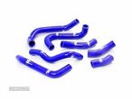 kit tubos radiador samco honda cb 1000 f 1993-1995 azul - 1