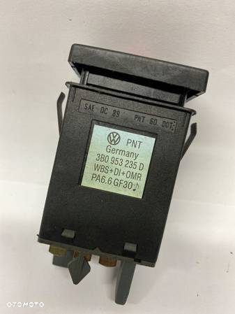 Przełącznik świateł awaryjnych Volkswagen OE 3B0953235D - 3