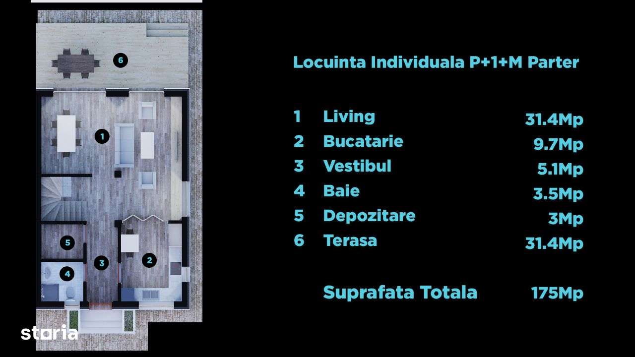 Casa Individuala/duplex P+1+M Otopeni | 700m DN1 str Marin Preda - Imagine principală: 4/20