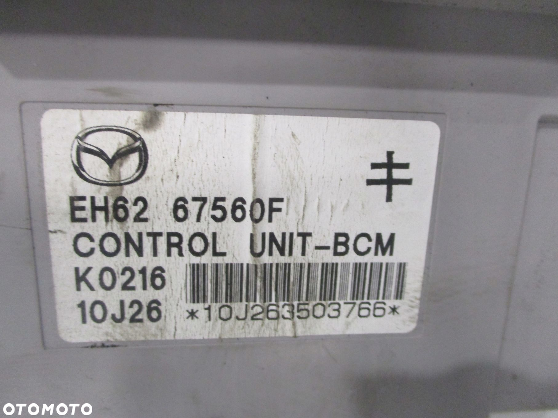 MODUŁ BCM MAZDA CX7 CX-7 EH6267560F - 2