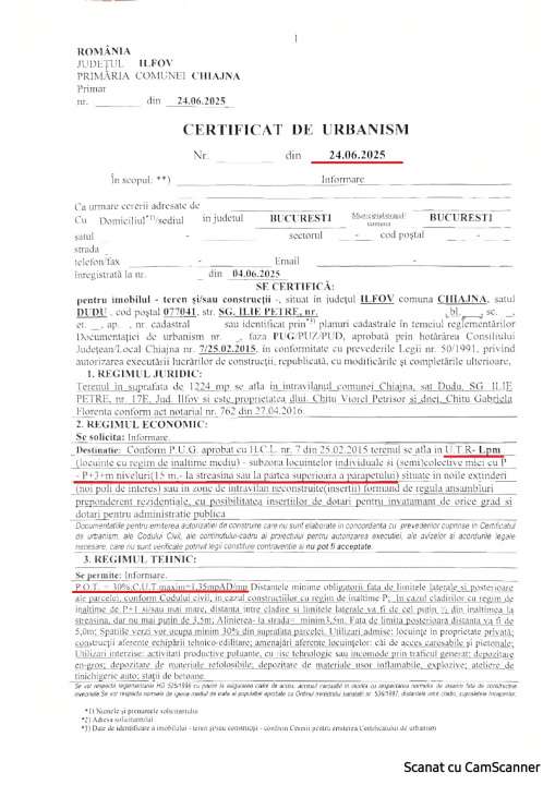 Teren  1.992 mp Chiajna Militari Residence-Str. Ilie Petre, ideal bloc - Imagine principală: 3/5