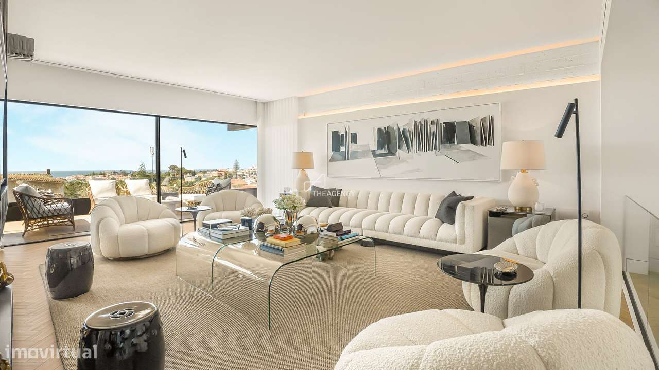 Elegante Moradia Contemporânea com Vista Mar e Jardim em Cascais - Grande imagem: 2/41