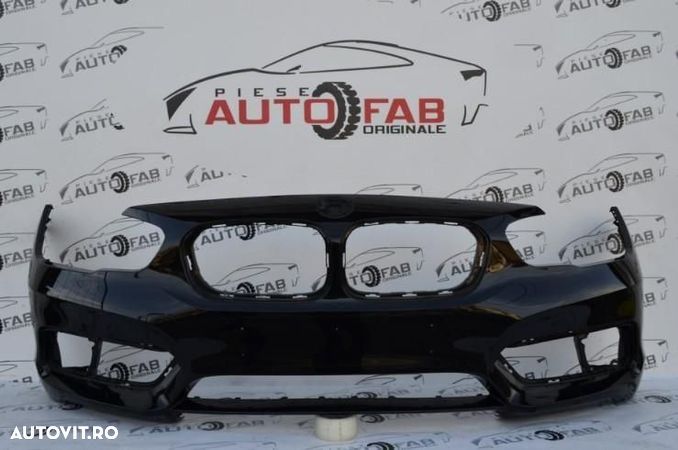 Bara fata BMW Seria 1 F20 LCI an 2015-2018 cu gauri pentru Parktronic - 1