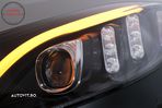 Faruri LED Mercedes C-Class W205 S205 A205 C205 (2014-2018) Negru Semnal Dinamic S- livrare gratuita - 10