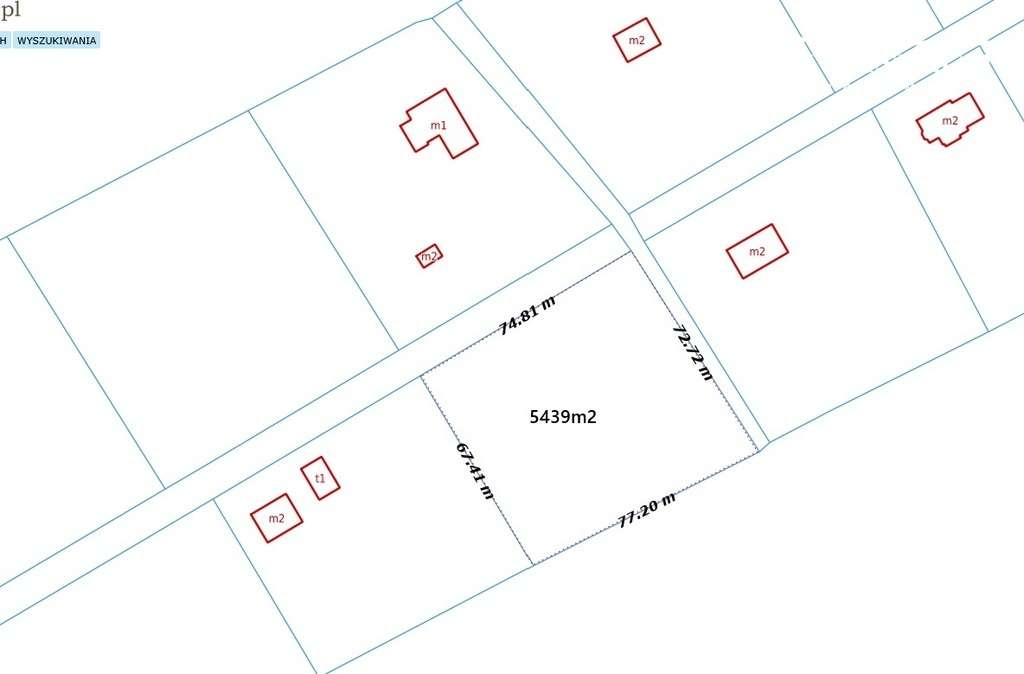 Działka rono-budowlana - Pełny obrazek: 5/8