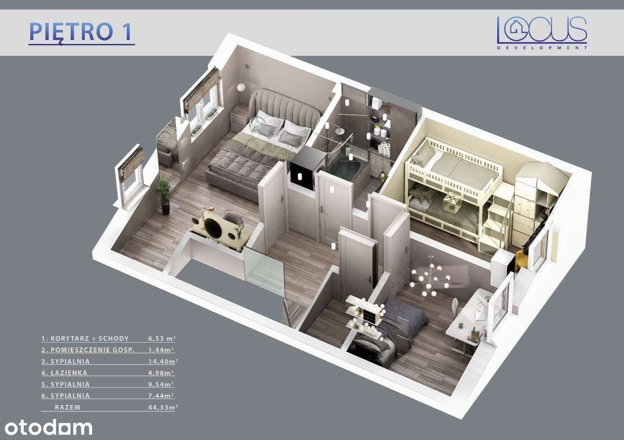 Dom, 91,60 m², Skoki-8