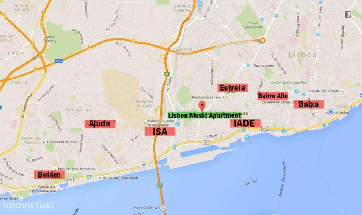 Quarto - localizado em Alcântara Lisbon - Grande imagem: 3/7