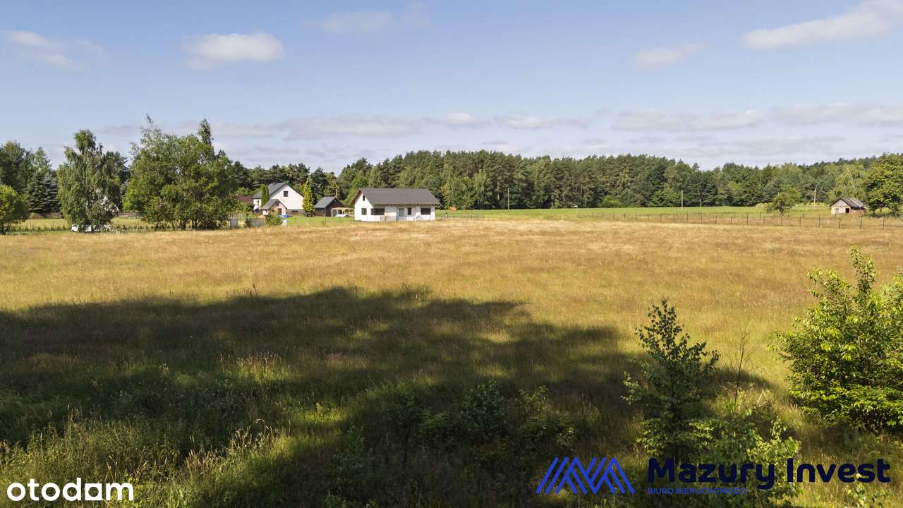 Działki budowlane w Piasutnie - przy ścianie lasu i 230 m do jeziora-10