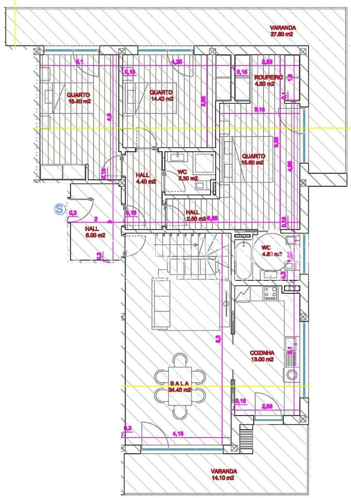 Apartamento T3 DUPLEX Venda em Viseu,Viseu