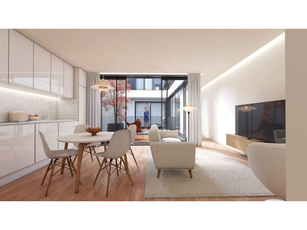 Apartamento T1+1 Mezanino na Campanhã (Porto) com Varanda Coberta (...-9