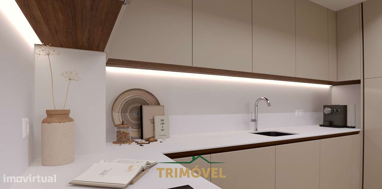 Apartamento T1 novo em São João da Madeira-8
