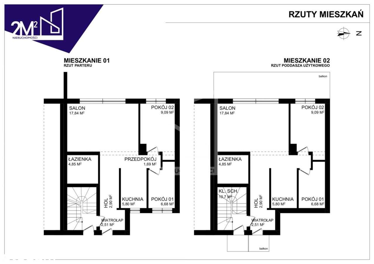 2 Mieszkania w Zaczerniu / 51 ar / szeregówka - Pełny obrazek: 5/6