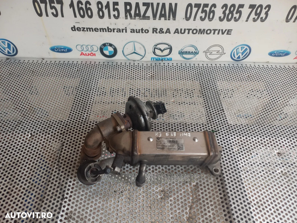 Supapa Valva Egr Racitor Gaze Egr Bmw X3 E83 X1 E84 2.0 D N47 177 Cai Cod 7805717 7801942 E90 E91 E87 E60 Etc. Dezmembrez Bmw X3 E83 LCI Facelift 2.0 D Manual N47 177 Cai 4x4 Volan Stanga - Dezmembrari Arad - 3