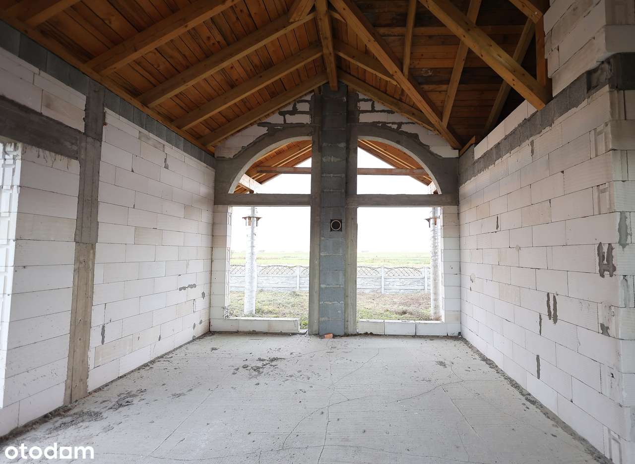 Dom pod Ostrowem Wlkp.– stan surowy, atrakcyjna cena!Możliwość zamiany-4