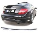 AILERON SPOILER TRASEIRO PARA MERCEDES C CLASSE C204 COUPE 11-14 LOOK AMG PRETO BRILHANTE - 1