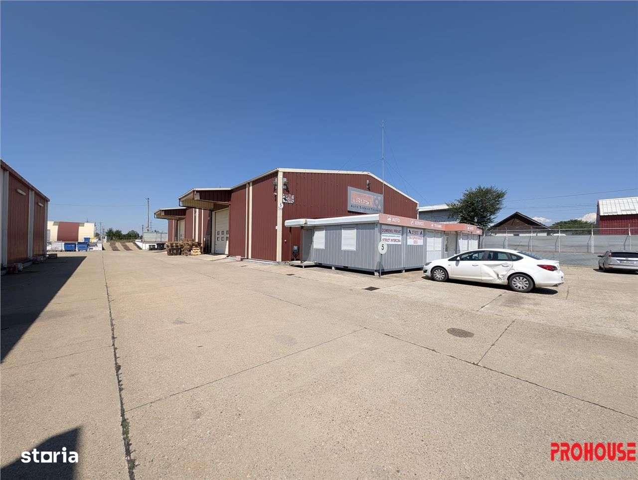 Hala moderna, izolata termic + rampa + platforma betonata - de inchiri - Imagine principală: 3/10