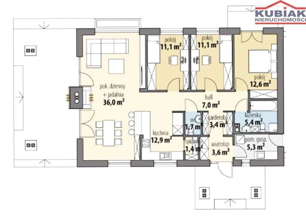 Żółwin gm.Brwinów dom parterowy wolnostojący-4