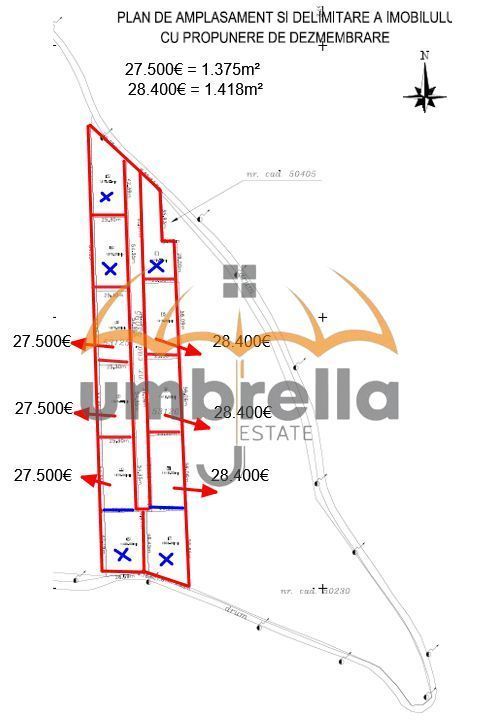 De vanzare teren 28.000€ si 28.700€ la lacul Belis in rate !