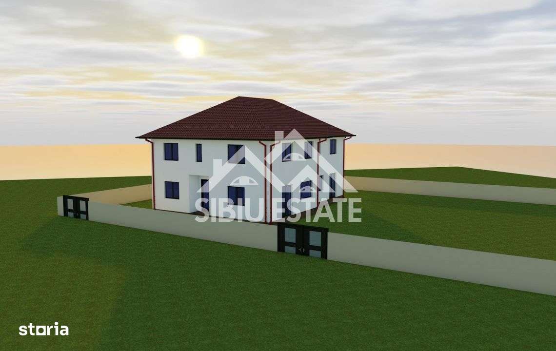 Duplex modern în construcție ,Str. Bradului, Șelimbăr - Imagine principală: 4/10