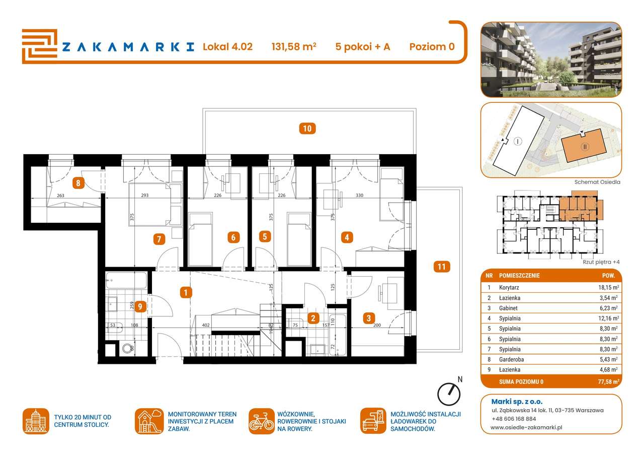 Zakamarki | mieszkanie 5-pok. | B2/4/02 - Pełny obrazek: 2/8