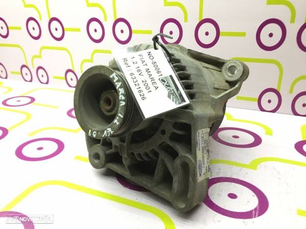 Alternador Fiat Marea 1.2i 80Cv de 2001 - Ref : 63321626 - NO50061 - 1