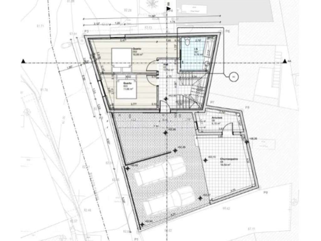 Moradia T2 Moderna em Construção com Logradouro, Churrasqueira e Es...-11