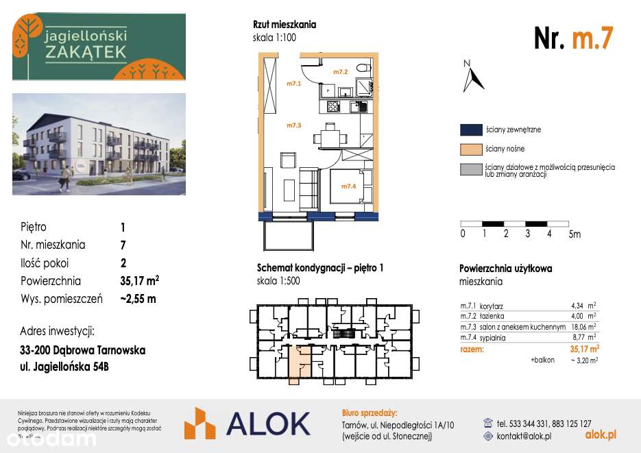 Nowe mieszkanie od zaraz| Dąbrowa Tarnowska | 35m² | 2 pokoje-19