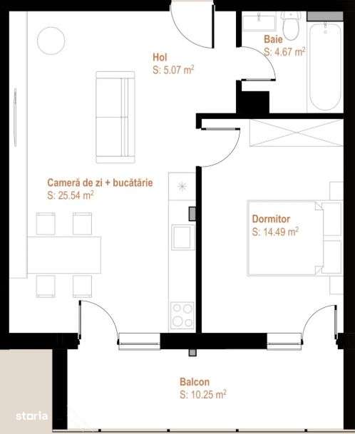 Proiect exclusivist la 2 pasi de Vivo, apartamente de 2/3/4 camere - Imagine principală: 1/7