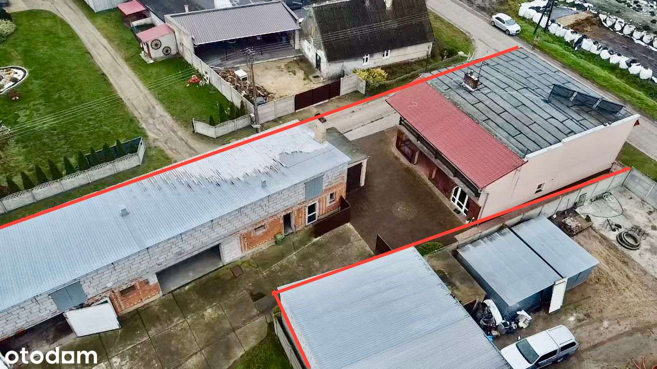 Gospodarstwo - dom 220 m2 z kompleksem budynków prod.-magazynowych. - Pełny obrazek: 4/20
