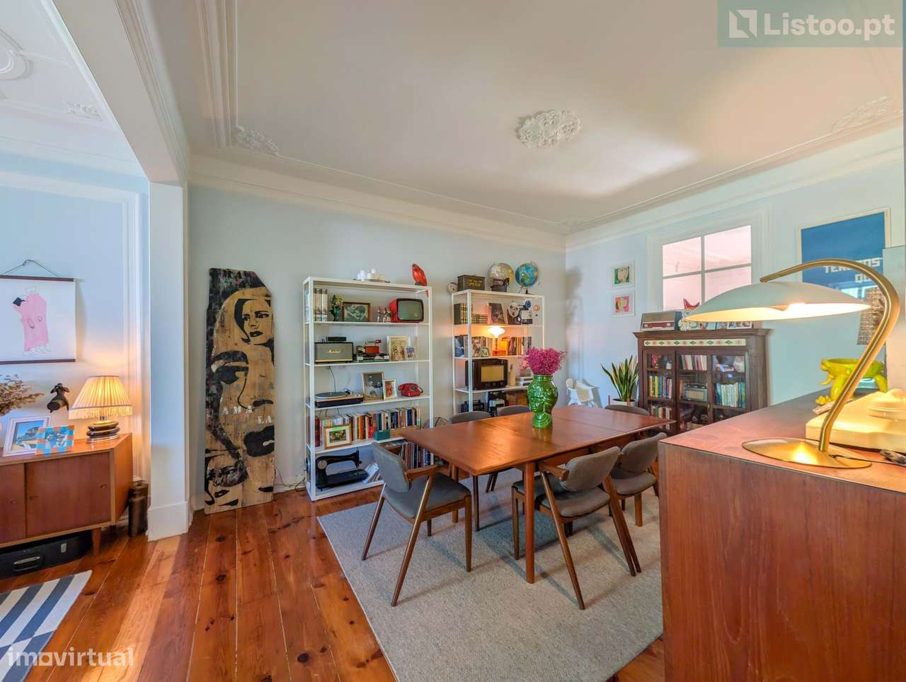 Apartamento T2+1 de traça antiga e vista desafogada no centro Lisboa - Grande imagem: 4/46