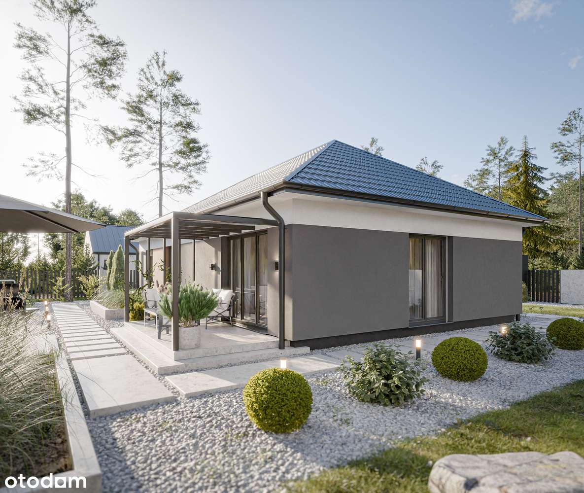 Działka 3000 m² z domem wolnostojącym 101 m², Parsów gmina Bielice-2