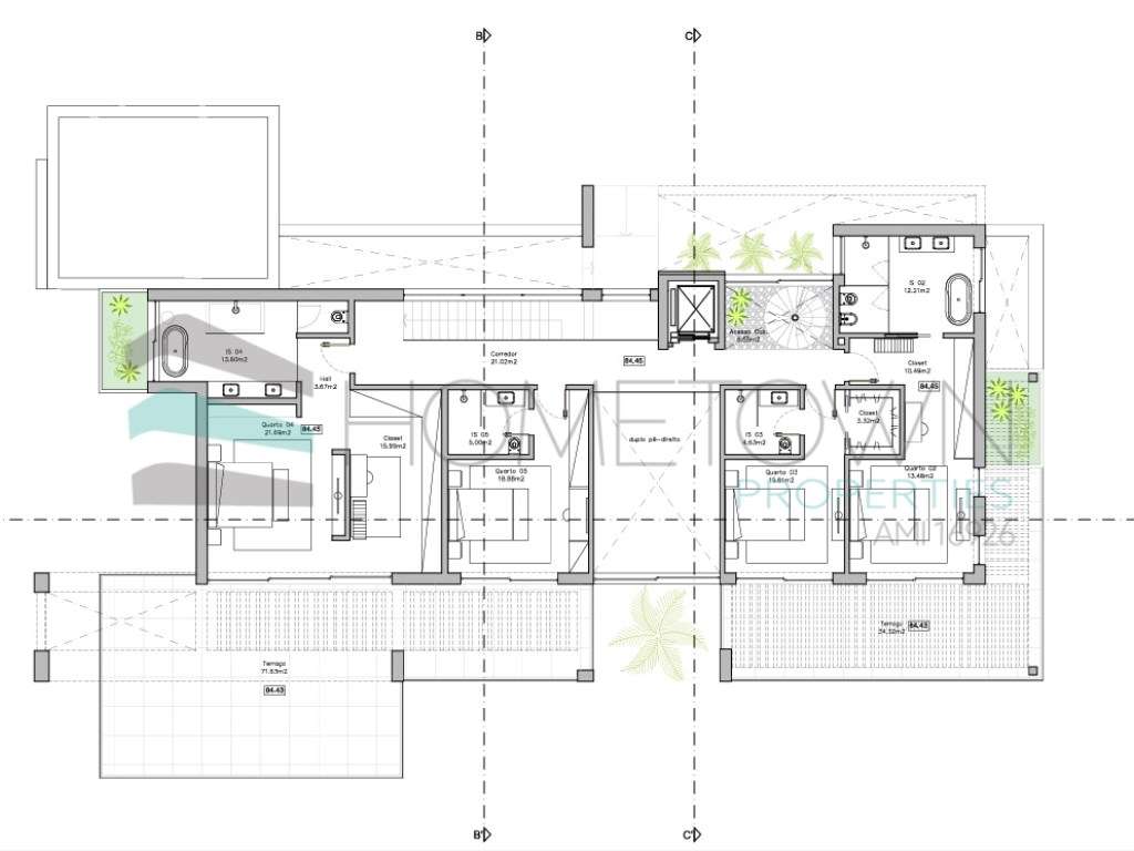 Moradia V5 em construção - Benfarras-17