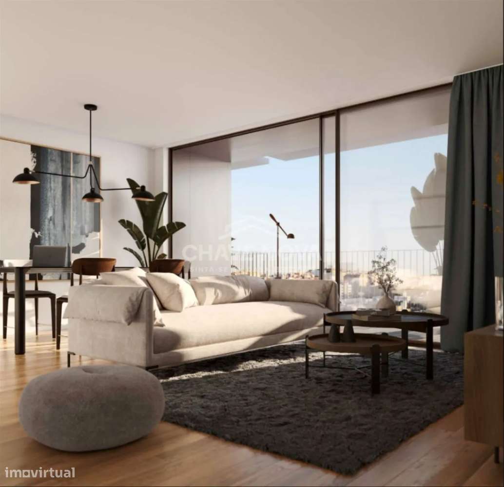 T1 Novo Luxo c/ Lugar de Garagem na Afurada - Grande imagem: 4/16