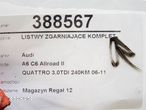 LISTWY ZGARNIAJĄCE KOMPLET AUDI A6 Allroad C6 (4FH) 2006 - 2011 3.0 TDI quattro 176 kW [240 KM] - 5