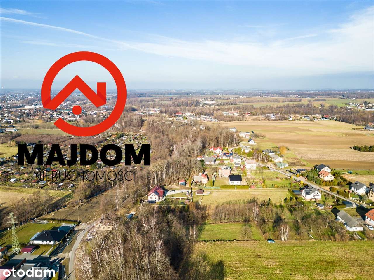 Widokowa działka na obrzeżach-0