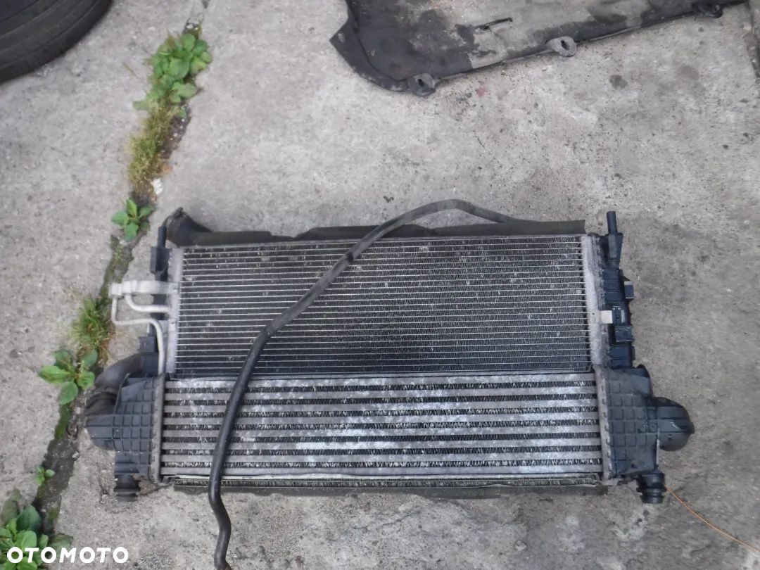 Ford Focus MK2 1.8 TDCI chlodnica intercooler wentylator komplet chlodnice 1137328148 - 1