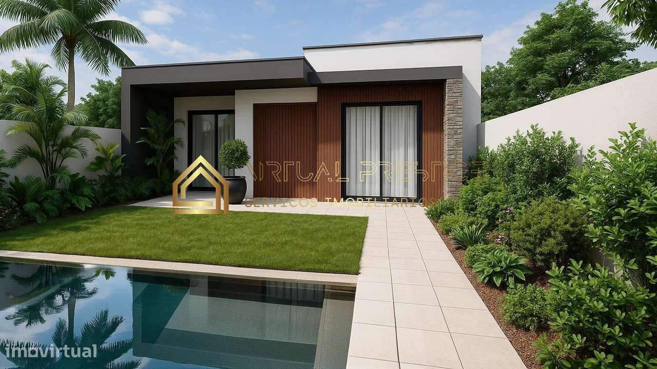 Moradia Terrea T4 - Piscina - Fernão Ferro - Grande imagem: 2/17