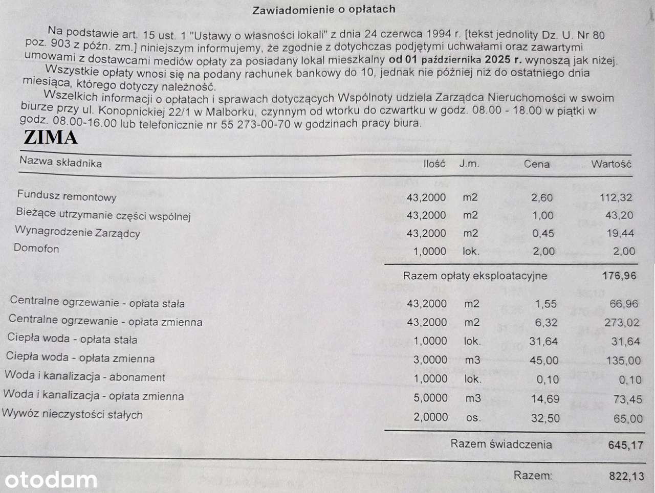 2-pokojowe mieszkanie na parterze w Malborku, ul. Sikorskiego-17